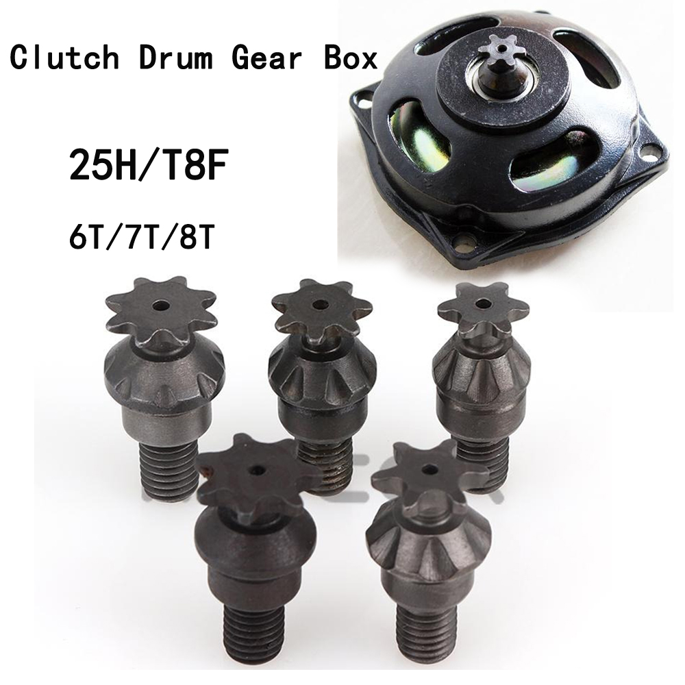 Sprocket Chain - 25H T8F 6/7/8 Teeth Clutch Drum