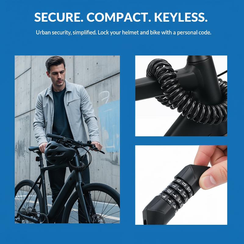 New Motorcycle Bicycle Anti-Th - Bicycle Chain ulasan dan harga