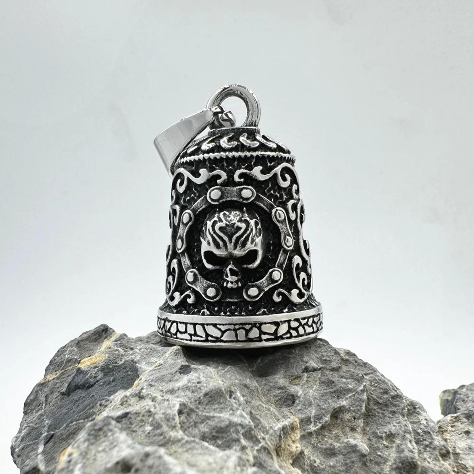 Skull Bell Charm Motorcycle Be - Motorcycle Chain ulasan dan harga