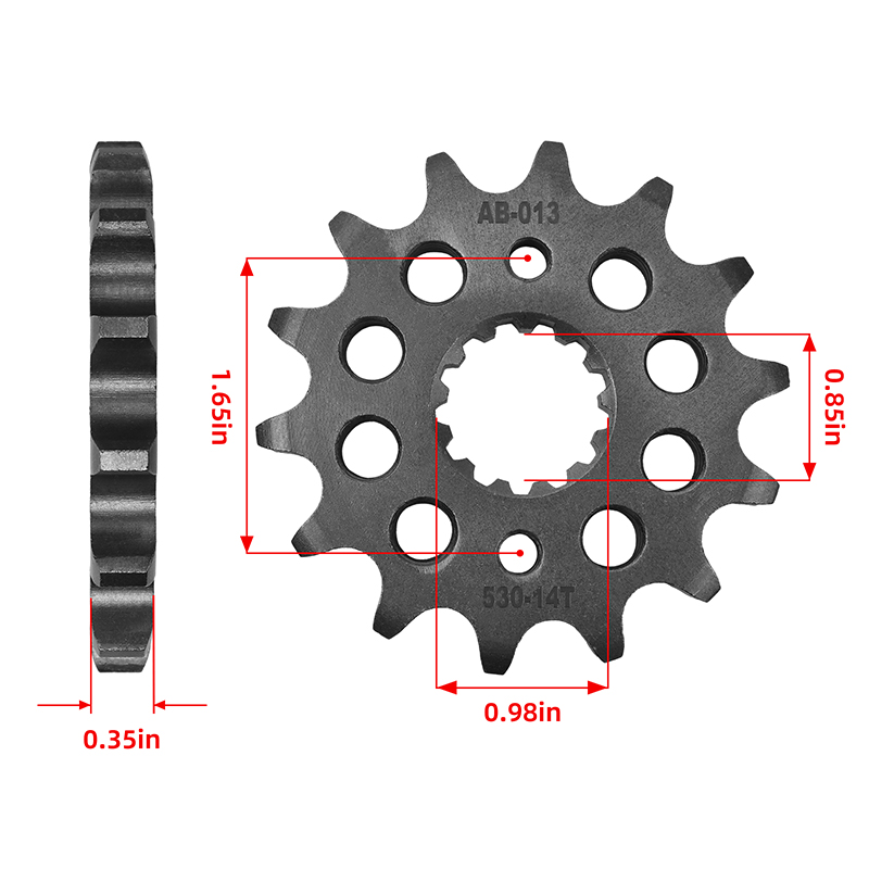 Motorcycle 530 Front Rear Chai - 530 Chain ulasan dan harga