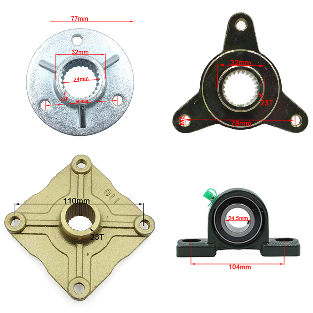 Go Kart 740mm Rear Axle Comple - 428 Chain ulasan dan harga