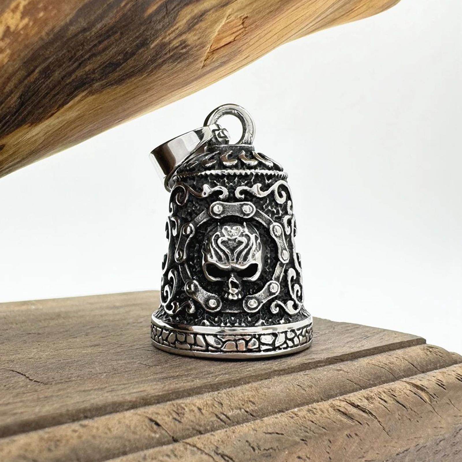 Skull Bell Charm Motorcycle Be - Motorcycle Chain ulasan dan harga