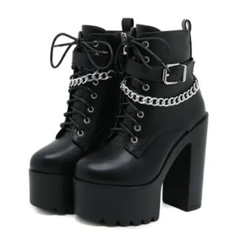 NEW Gothic Buckle Strap Ankle  - Motorcycle Chain ulasan dan harga